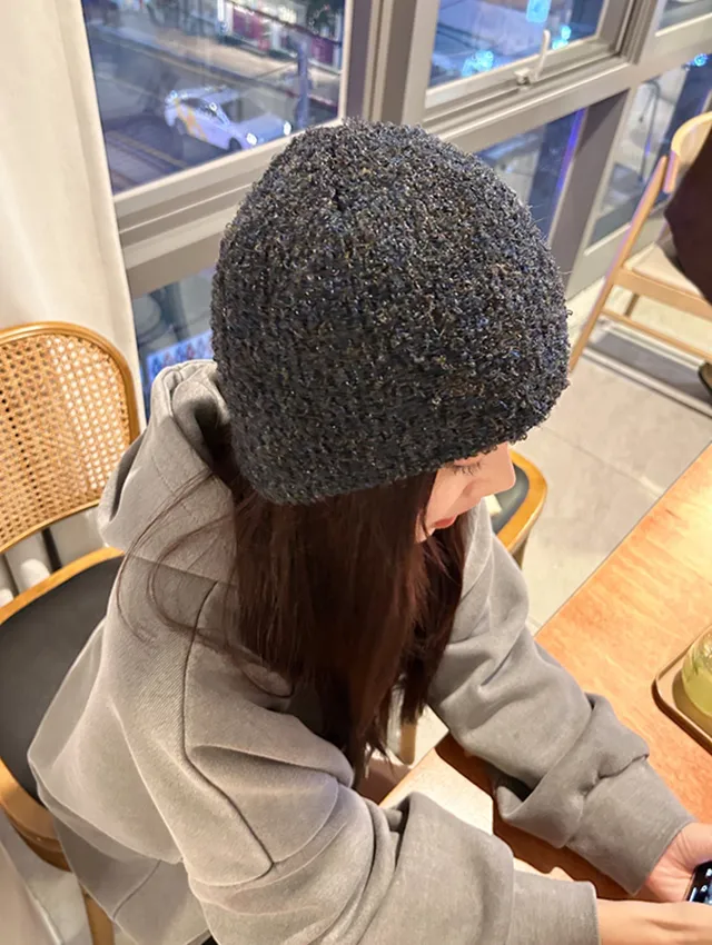 [묶음세일]블루베리 부클 데일리 일자핏 툼 비니 5color 상세 이미지 14