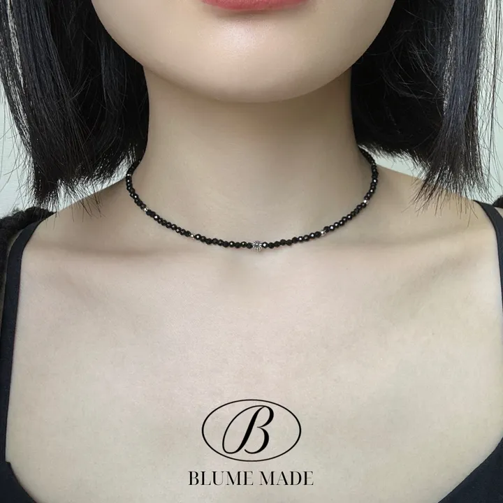 *3천개돌파🔥[made/3color]  플라워 비즈 목걸이 상세 이미지 12