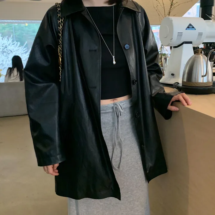 볼드 물방울 실버 롱 목걸이 넥크리스 상세 이미지 8