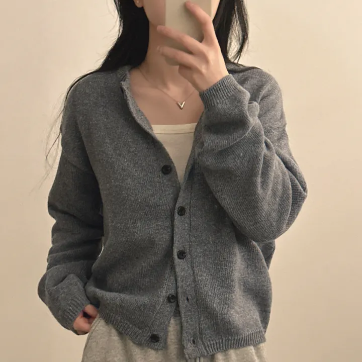 [캐시울10%/여유핏~!] 퀄리티 높은 봄 데일리 니트 가디건 6color 상세 이미지 19