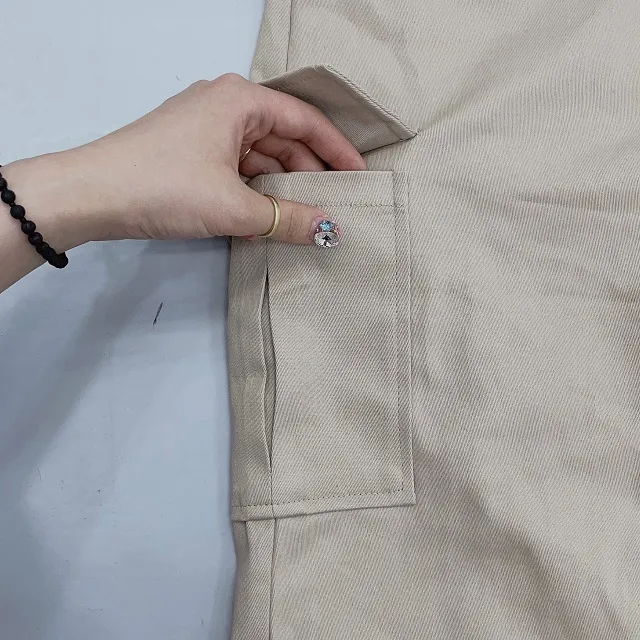 *당일배송!*[핏보장/단독제작]투버튼 올데이 사계절 하이웨스트 뒷밴딩 카고포켓 슬림 조거팬츠 상세 이미지 32