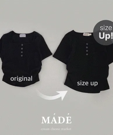 [원조!*카피조심/사이즈up] 자체제작 #크치Made 싱글 반팔 니트 코튼 크롭티 - t / (데일리,여름,휴양지,힙한룩 필수 아이템)