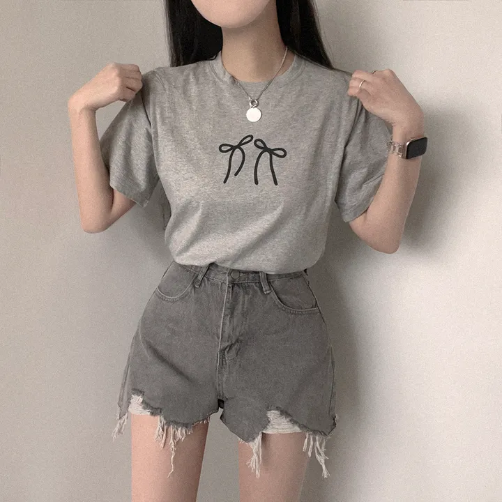[데일리/꾸안꾸] 여름 필수템, 퓨어 워싱 데미지 데님 숏팬츠 상세 이미지 16