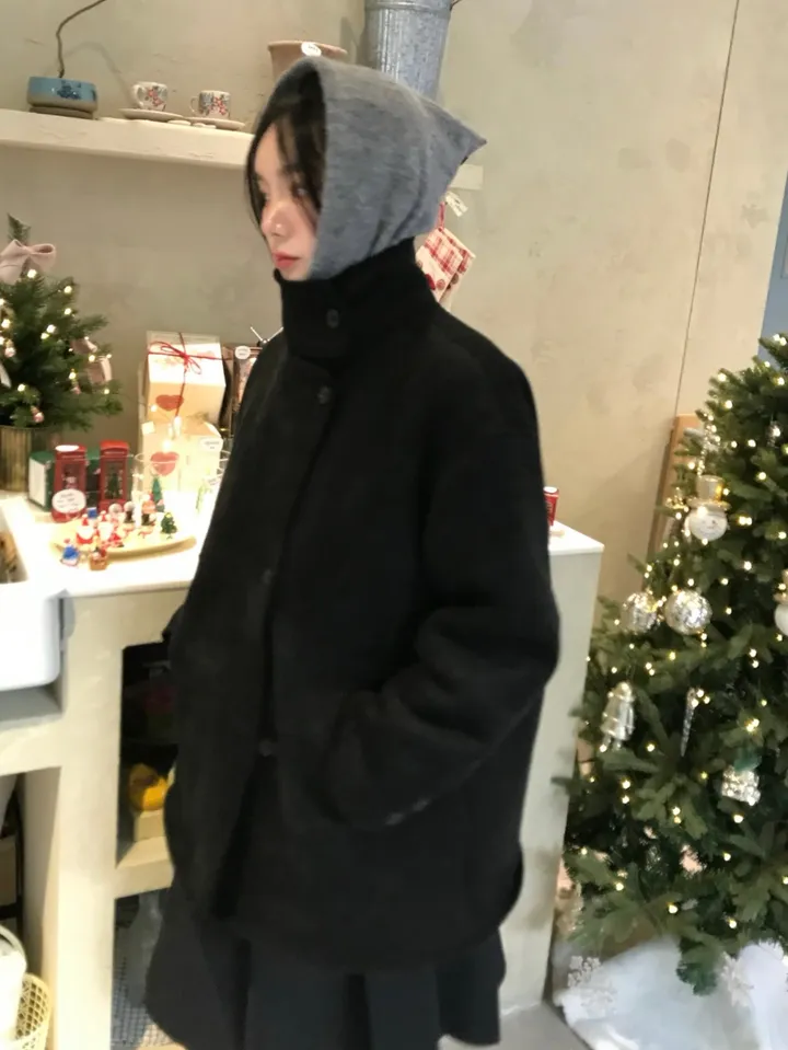 [하객룩💖] 스웨이드 무스탕 하프코트 (2c) 상세 이미지 19