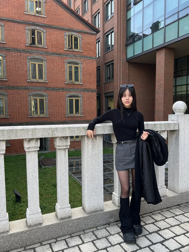 [울함유고퀄🖤] 엘리 울 더블 버튼 뒤트임 누빔 겨울 롱 코트 상세 이미지 17
