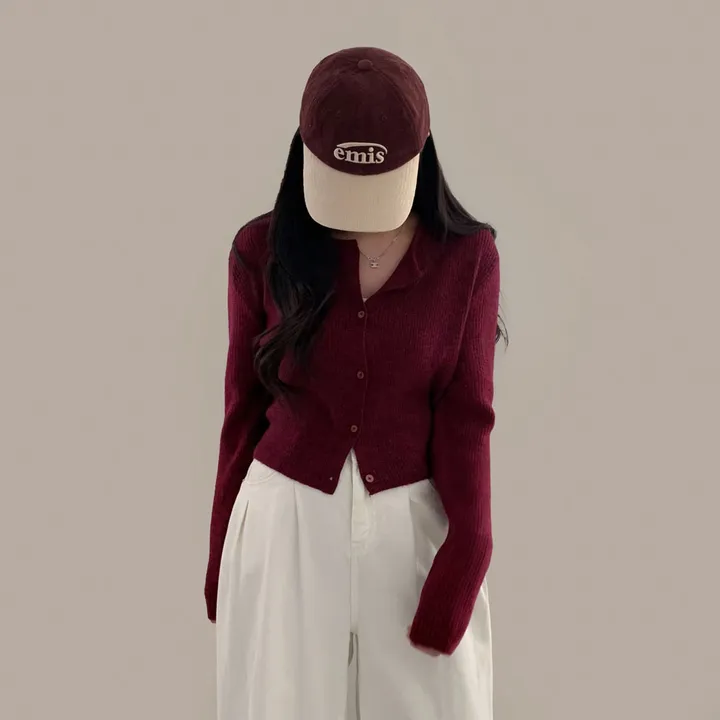 [🍇1만장 돌파!]퍼스널 로즈 캐시울 니트 가디건 - 5color 상세 이미지 11