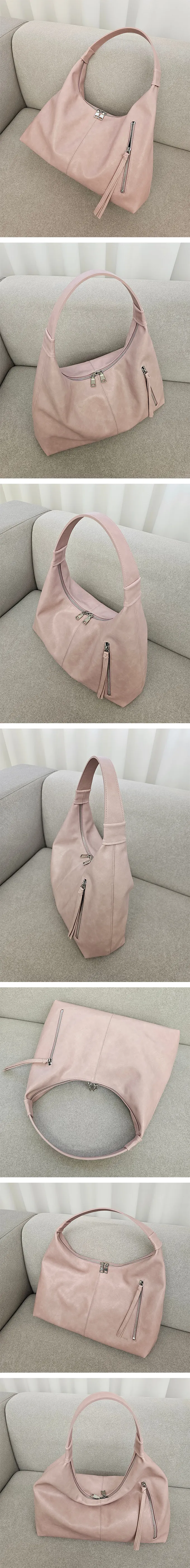 레이 빅 숄더 아이패드 직장인 호보백 토트 보부상 대학생 가방 9컬러 상세 이미지 6