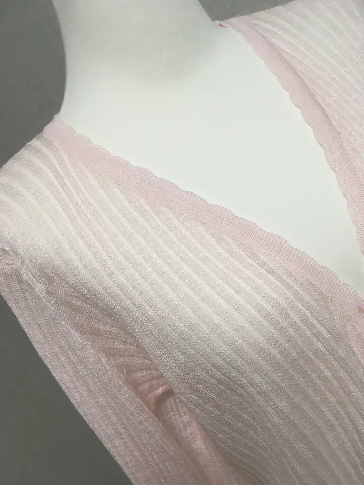 [여리보들💕/슥 걸치는]손등 덮는 러빙 텐셜 시스루 루즈핏 크롭 데일리 레이어드 브이넥 가디건 5color 상세 이미지 16