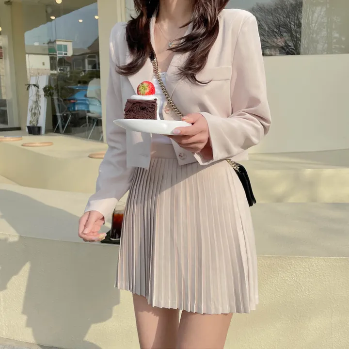 [깔끔핏] 봄 베이직 크롭 자켓 상세 이미지 30