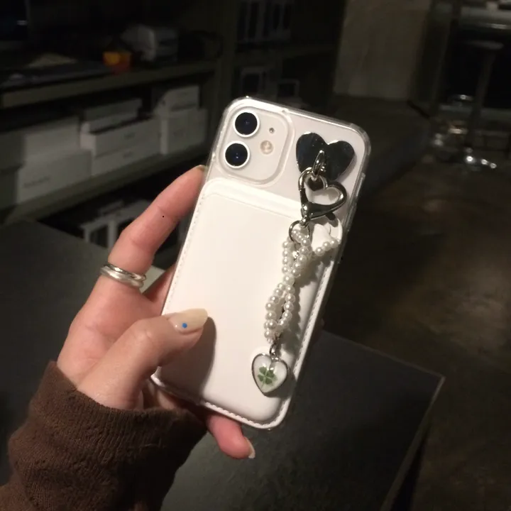 🍀2025 LUCKY drop heartchain clover phonecase 드롭하트체인 클로버 행운 폰케이스 상세 이미지 17