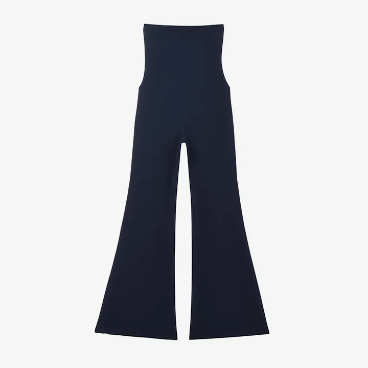 High Waist Bootcut Pants (Deep sea) 상세 이미지 6