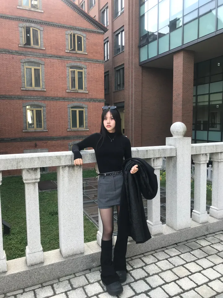 [울함유고퀄🖤] 엘리 울 더블 버튼 뒤트임 누빔 겨울 롱 코트 상세 이미지 31