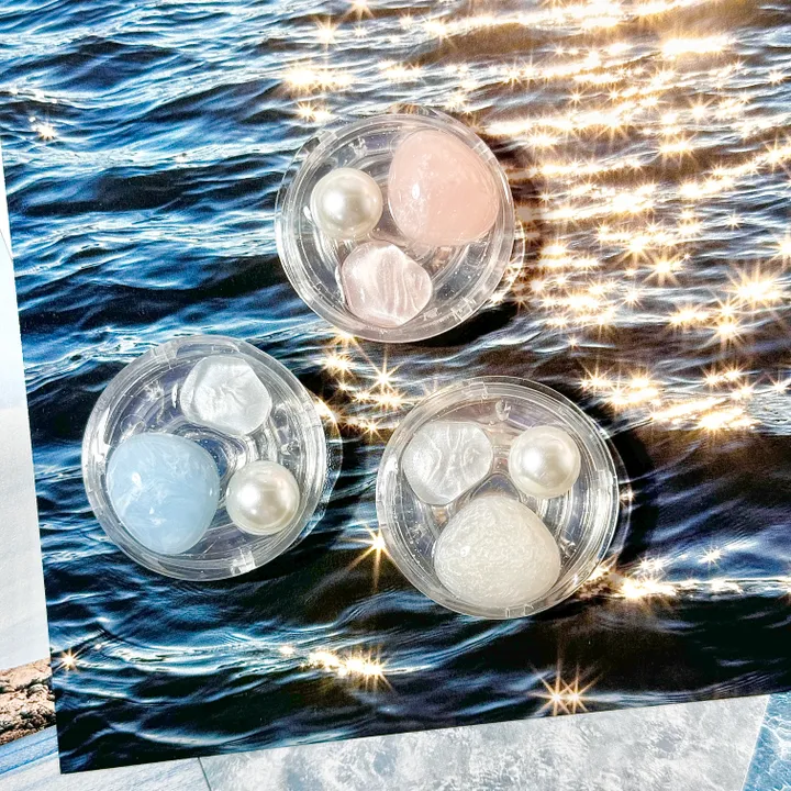 [맥세이프가능]🌊💙바다 감성 조약돌 호마이카 레진 귀여운 폰꾸 맥세이프 폰 스마트톡 11type 상세 이미지 45