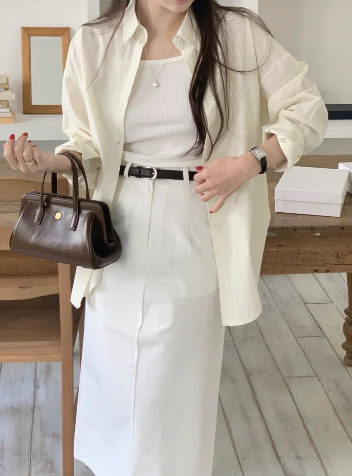 [주문폭주/당일출고] 루즈핏 파스텔 코튼 셔츠 남방 5col 봄셔츠 여름셔츠 가을셔츠 상세 이미지 43