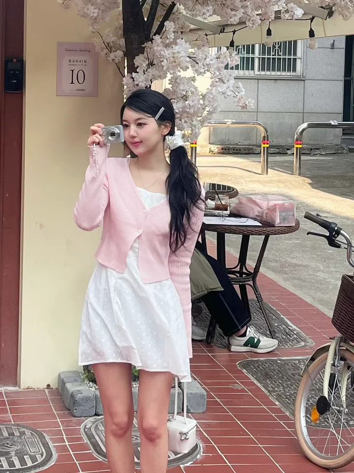 모나 투버튼 골지 크롭 니트 가디건(6colors) 상세 이미지 17