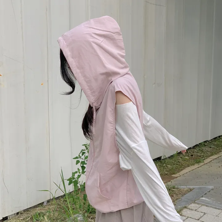 레코드 후드 나일론 조끼 : record hoodie Anorak vest - 4 color 상세 이미지 26