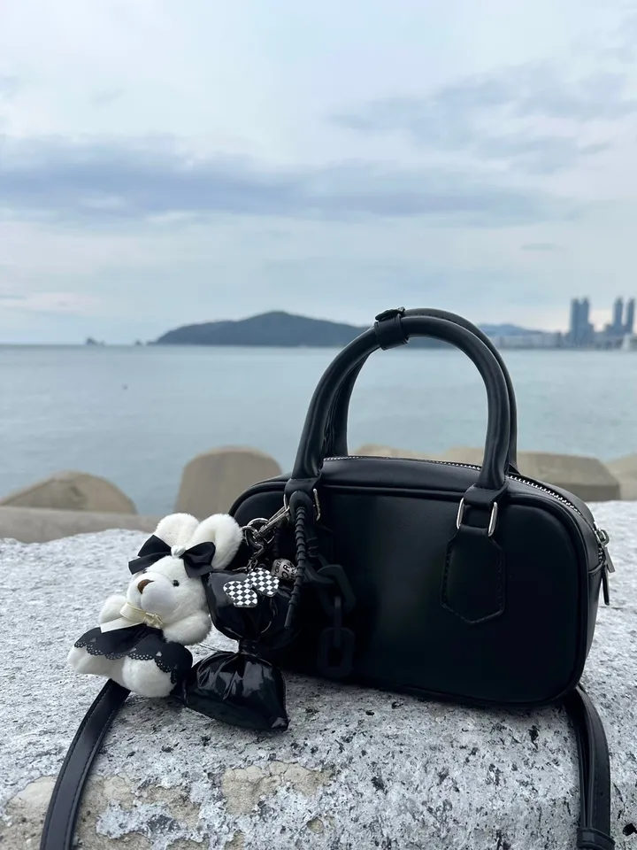 [👜주문폭주/당일발송/MD추천] 천연소가죽 스퀘어 레더 숄더백 크로스백 토트백 핸드백 미유 가방 3COLOR 상세 이미지 14