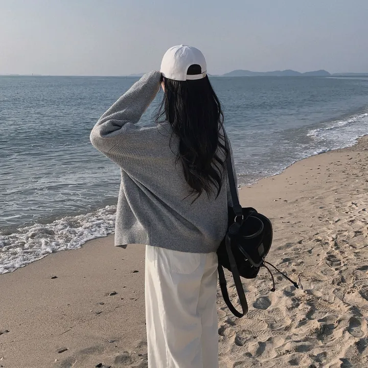 [인생가디건🤍]극여리 루즈핏 울 브이넥 니트 가디건 - 8color 상세 이미지 20