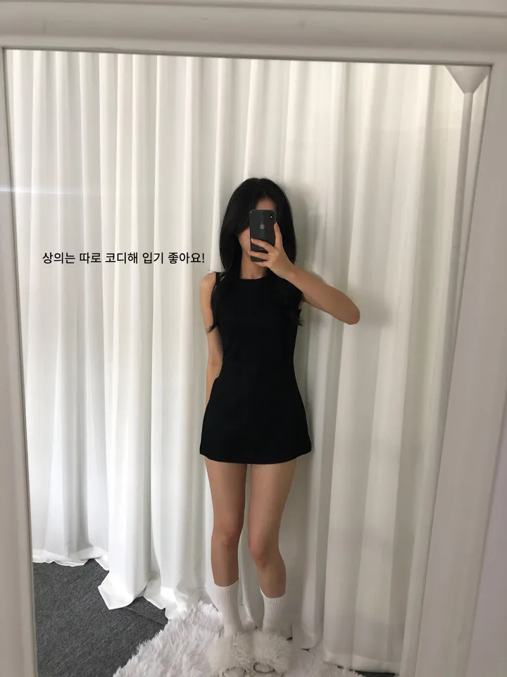 [휴가❤︎데일리룩/여리여리핏]트임 홀터넥 set 상세 이미지 33