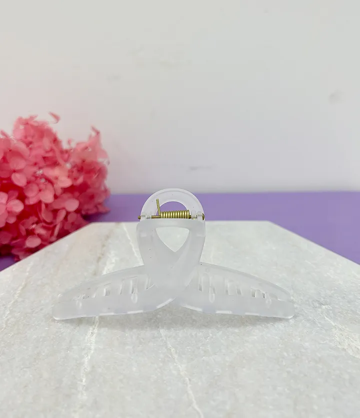 🌷집게핀증정/당일🌷 집게핀 봄 여름 13cm  투명 오로라 꼬임 사각 리본 유광 실버 하이틴 빅사이즈 꽃 반머리 묶음 헤어핀 머리핀 왕집게핀 헤어집게핀 헤어 집게삔 상세 이미지 148