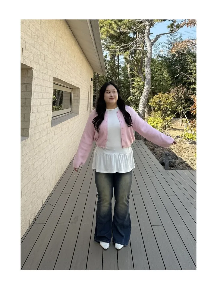 솜사탕 가디건 잘 늘어나는 니트 가디건 봄 꽃놀이 필수템 아우터 CD 상세 이미지 16