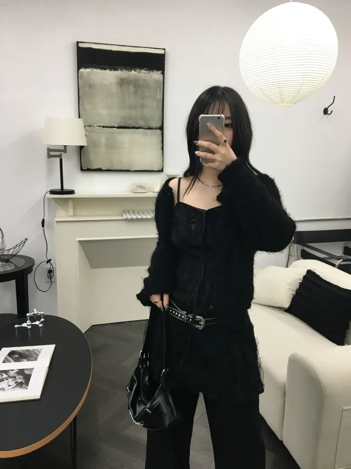 [최저가 할인중%🌼]스노우 퍼 가디건 3color 상세 이미지 33