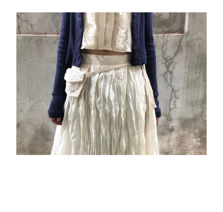 cotton golgi u-neck cardigan (4color) / 코튼 골지 유넥 가디건 상세 이미지 5