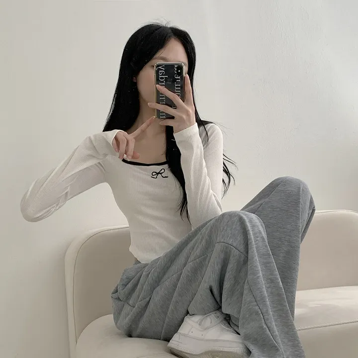 묶음할인💌[숏&롱/L사이즈까지ෆ/데일리팬츠]오엔 와이드핏 롱 트레이닝 밴딩 팬츠 3colors 상세 이미지 33