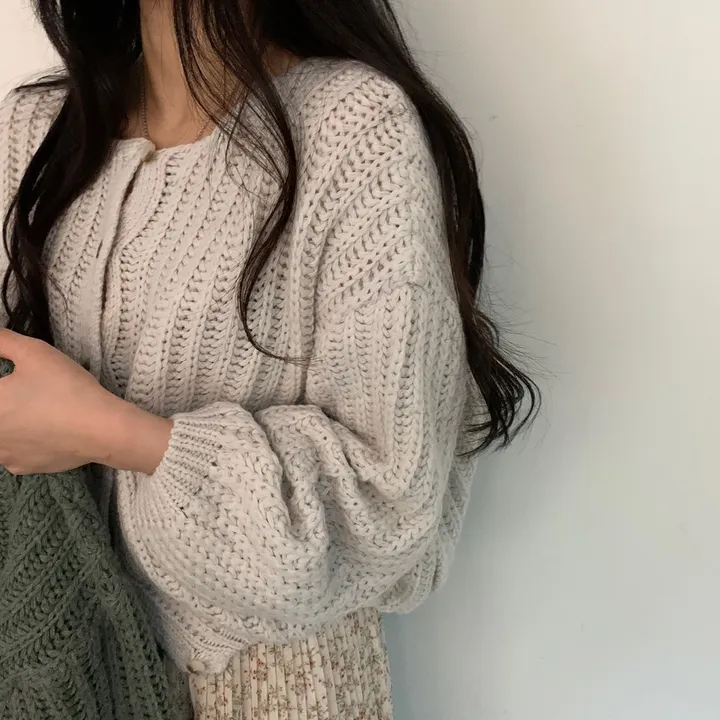 [캐시미어] 봄코디 완성, 앞뒤로 니트 단추 가디건;7col 상세 이미지 21