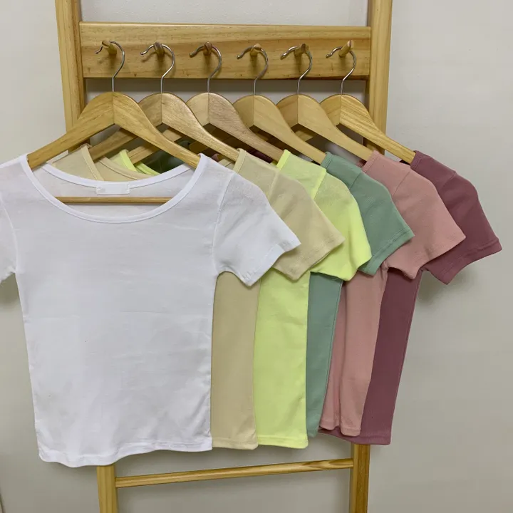 [-3kg/핏끝판왕!] 슬림핏 기본 무지 여리 반팔 티셔츠 (13color) 상세 이미지 25