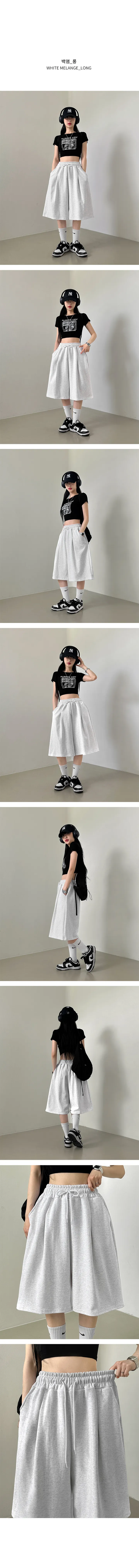 *묶음할인[숏&롱/여름필수템] 데일리한 와이드 버뮤다 반바지 상세 이미지 6