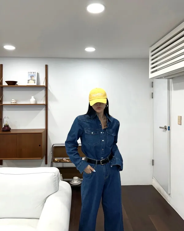 데님 남방 팬츠 세트 BLACK BULE COLOR 상세 이미지 24