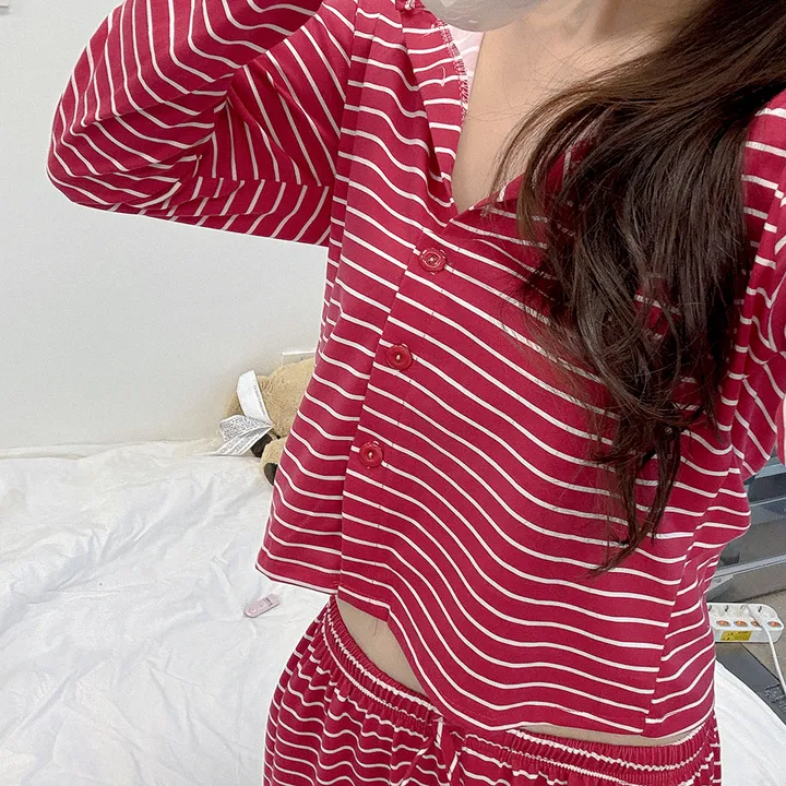 HOUSE RED PAJAMA SET 1 color #930 상세 이미지 14