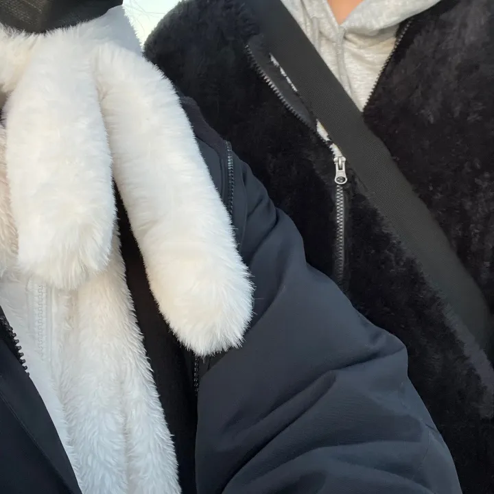 3size 남녀공용 커플룩 양털 후리스 후드집업 2color 상세 이미지 42