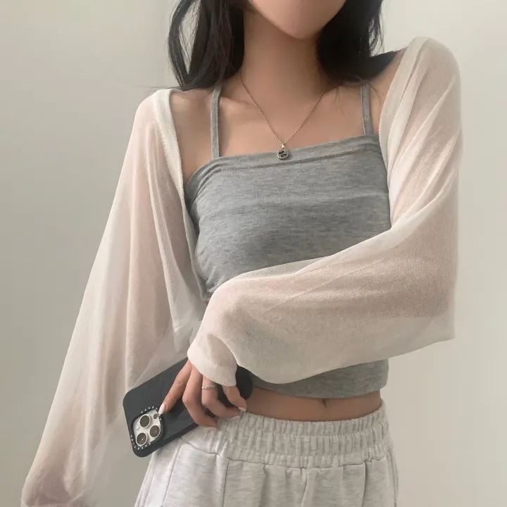 [고퀄버전🤍/가벼워요] 초여리핏, 데일리 긴팔 니트 볼레로가디건 - 5color 상세 이미지 16