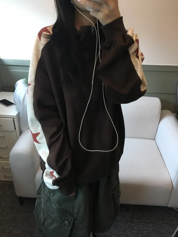 Hosi star printing Hood zip-up 호시 별 프린팅 후드집업 3color 상세 이미지 12