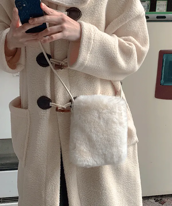 (당일출고!) 모찌 밍크 퍼 크로스 백 (2color)