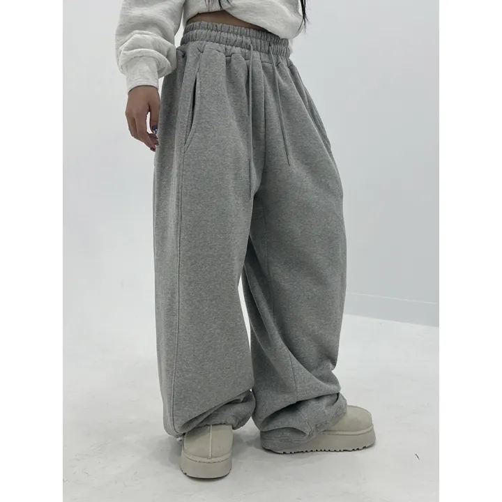 ❤️‍🔥누적판매8,000 돌파 기념❤️‍🔥[UNISEX/기모 ver.🤧/소장추천!]럽 올 컬러 와이드 스트링 트레이닝 팬츠(5color) 상세 이미지 97