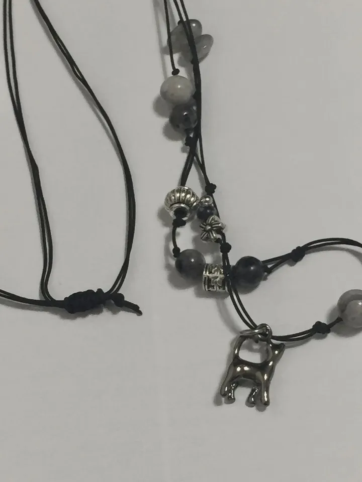 [자체제작] [주문폭주] ❥❥ Dark matter  Necklace (Cat Ver.) 고양이 원석 목걸이 상세 이미지 25