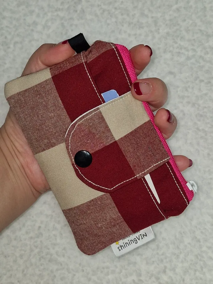 handmade) 지페지갑 동전지갑 패브릭 지갑 파우치 데일리용 학생지갑 상세 이미지 8
