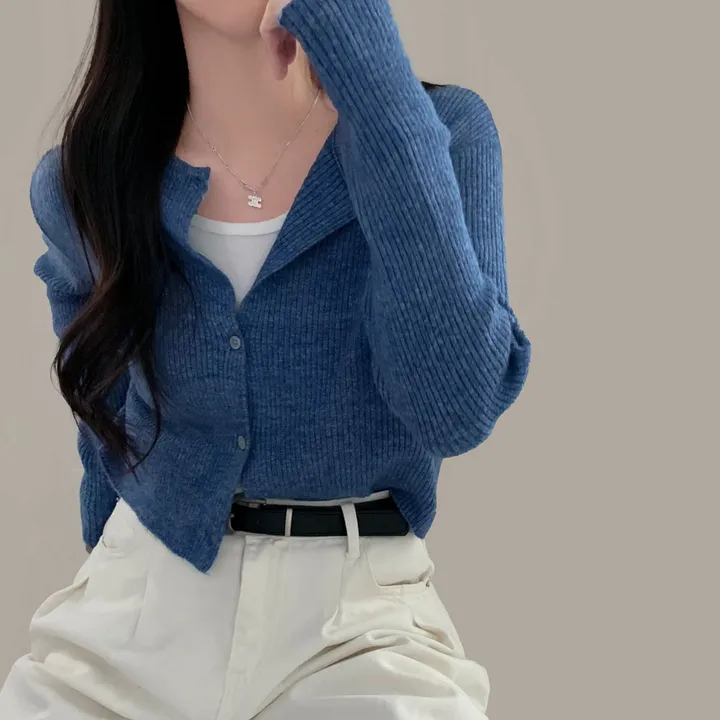 [🍇1만장 돌파!]퍼스널 로즈 캐시울 니트 가디건 - 5color 상세 이미지 57