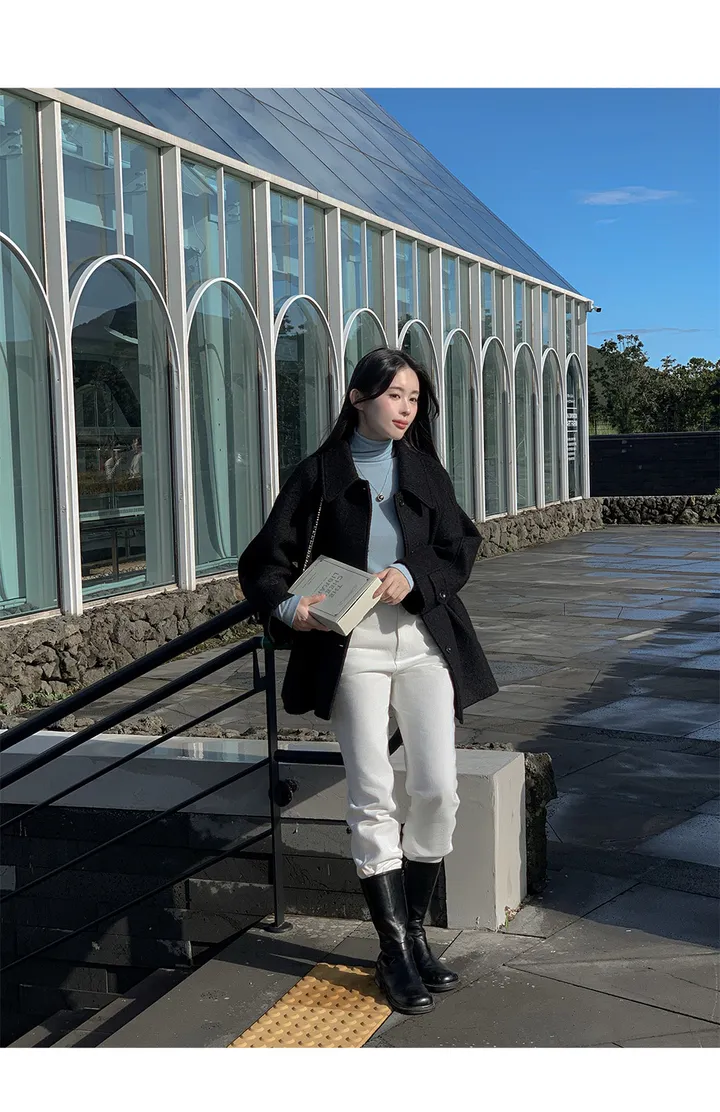 [자체제작/1만장돌파!/S-XL]버던 울 하프 코트 (출근룩/하객룩/데일리룩/겨울아우터/겨울코트) 상세 이미지 90