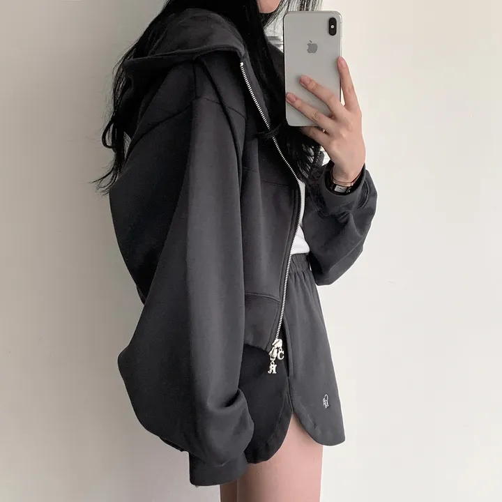 [💖후기극찬/봄,가을교복💖]  자체제작 #크치Made 꿈에 나온 핏, 사계절 입는 크롭 투웨이 후드집업 - zipup : 봄,봄아우터,봄자켓,가을,가을아우터 상세 이미지 76