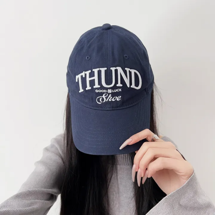 [🎁1+1 할인 💥💥국내제작🖤단독 디자인 돈워리 남녀공용 얼굴 커버 데일리 레터링 챙모자 단체모자 빈티지 자수 블랙핑크 APT아파트 무지 볼캡 모자 상세 이미지 14