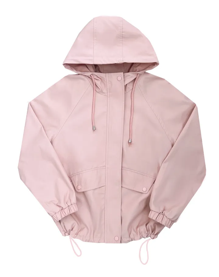 *숏or롱* [MADE🧵] *당일배송* 블라썸 스트링 후드 야상 점퍼 (5color) 간절기 봄자켓 봄야상 봄트렌치 하프트렌치 크롭야상 바람막이 상세 이미지 32