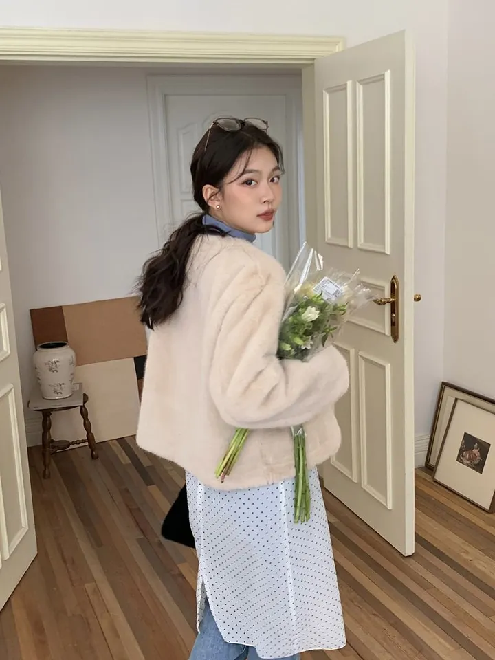 [⏰설특가⏰]버우드 브이넥 퍼 자켓 상세 이미지 25