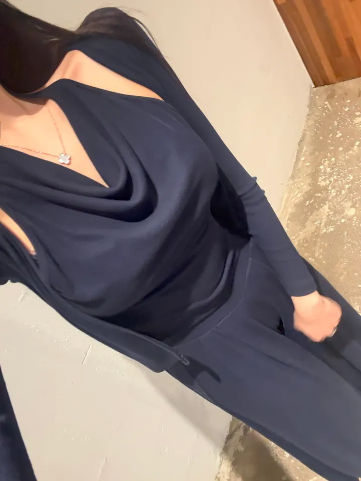 *set가능/국내제작* 핫세 셔링 드레이프 홀터넥가디건 (5color) 라피에 / 홀터가디건 드레이프가디건 셔링가디건 봄가디건 코디세트 홀터넥 홀터나시 여름나시 여름가디건 상세 이미지 7