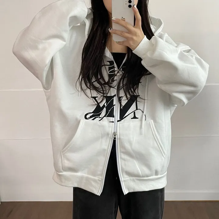 (기모선택/국내)Punk Two way Hooded zip-up - 3color 상세 이미지 34
