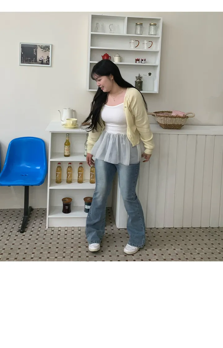 [봄추천템!] 베이직 팬던트 브이넥 나그랑 루즈핏 가디건 상세 이미지 12