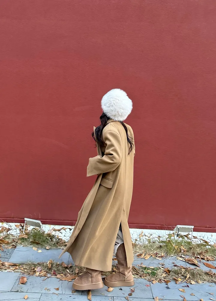 [최저가보장/🤎울함량 30🤎] 더블 롱 오버핏 코트 2color 상세 이미지 6